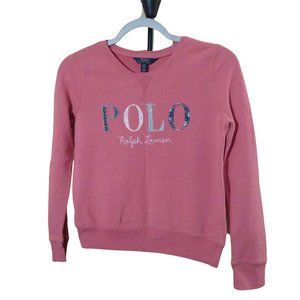 Polo Ralph Lauren Girls Sweatshirt in Pink